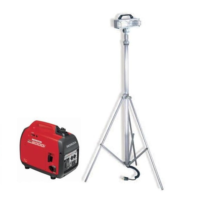 Kit No.4 Focus 1000 watt tripod scene light and a 2000i Honda generator**