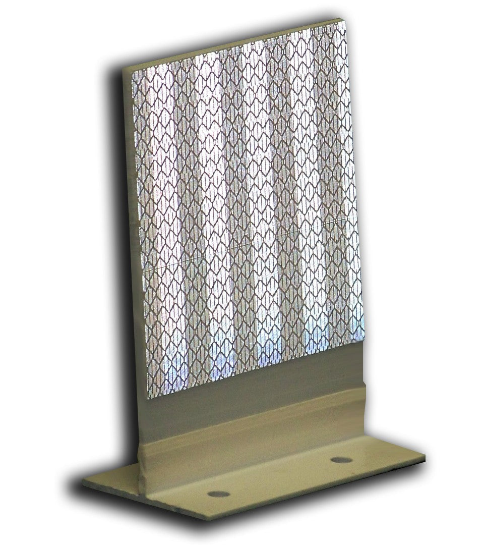 Barrier Reflector, Side mount 2 color reflectors