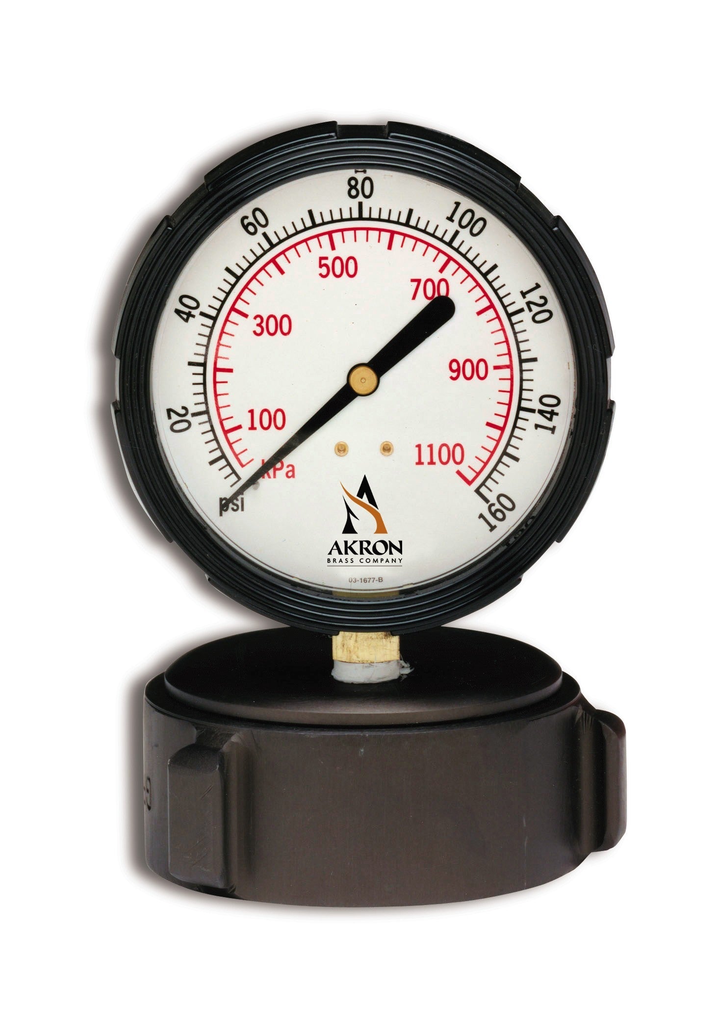 Akron 2 1/2" NH, (63mm) Cap Gauge, Pressure gauge, HCGK